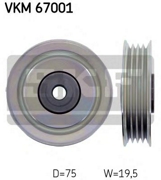 Skf VKM67001