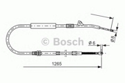 Bosch 1987477533 Трос, стояночная тормозная система