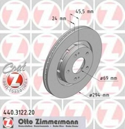Zimmermann 440312220 Тормозной диск