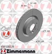 Zimmermann 450520220 Тормозной диск