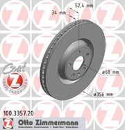 Zimmermann 100335720 Тормозной диск