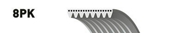 Gates 8PK1310XS