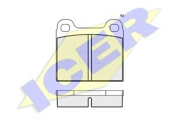 Icer 180169 Комплект тормозных колодок, дисковый тормоз