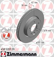 Zimmermann 450520720 Тормозной диск