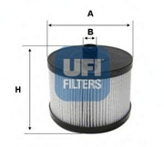 UFI 2602200 Топливный фильтр