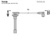 TESLA T895B Комплект проводов зажигания
