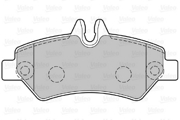 Valeo 301728 Brake Pad Set, disc brake
