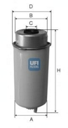 UFI 2445500 Дизельный