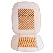 BOLK BK02081BE BOLK  Накидка на сиденье массажная 93х43см бархат/дерево бежевая 1шт