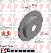Zimmermann 540249520 Тормозной диск