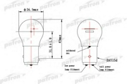 PATRON PLP215W Лампа накаливания