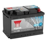 YUASA YBX7096 Аккумулятор Yuasa YBX7000 EFB Start Stop Plus 75 А/ч о/п  700 А  размер 278*175*190, шт