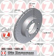 Zimmermann 460156820 Тормозной диск