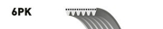 Gates 6PK2528