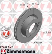 Zimmermann 590281620 Тормозной диск