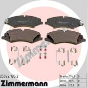 Zimmermann 250221852 Тормозные колодки