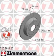 Zimmermann 320381020 Тормозной диск