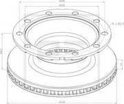 PE Automotive 29600000A Тормозной диск