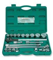 Jonnesway S04H6121S Набор торцевых головок 3/4&quot;&quot;DR 19-50 мм, 21 предмет