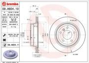 Brembo 09A60410 Тормозной диск
