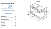 Bosch 0092S60130 Стартерная аккумуляторная батарея