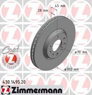 Zimmermann 430149520 Тормозной диск