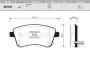 Sangsin brake SP1515