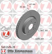 Zimmermann 540249420 Тормозной диск