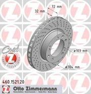 Zimmermann 460152120 Тормозной диск