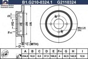 GALFER B1G21003241 Тормозной диск