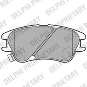 Delphi LP2062 Комплект тормозных колодок, дисковый тормоз