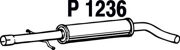 FENNO P1236 Средний глушитель выхлопных газов
