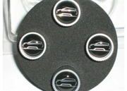 LAND ROVER VPLVW0108 Набор из 4-х колпачков ниппелей Range Rover Evoque Valve Stem Caps