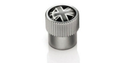 LAND ROVER LR027666 Набор из 4-х колпачков ниппелей Land Rover Black Jack Valve Stem Caps