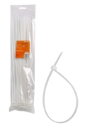 AIRLINE ACTN14 Стяжки (хомуты) кабельные 4,8*400 мм, пластиковые, белые, 100 шт. (ACT-N-14)