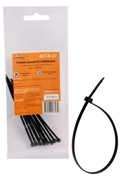 AIRLINE ACTN17 Стяжки (хомуты) кабельные 2,5*100 мм, пластиковые, черные, 10 шт. (ACT-N-17)