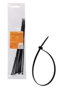 AIRLINE ACTN23 Стяжки (хомуты) кабельные 3,6*250 мм, пластиковые, черные, 10 шт. (ACT-N-23)