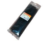 REXANT 071303 Хомут стяжка кабельная нейлоновая REXANT 300 x4,8мм, черная, упаковка 100 шт.