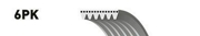 Gates 6PK1715