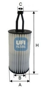 UFI 2517200 Масляный фильтр