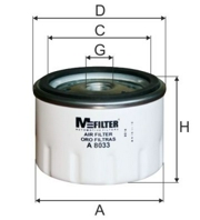 M-Filter A8033 Воздушный фильтр