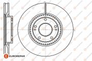 EUROREPAR 1642757080 Диск тормозной HYUNDAI I30 07> R16"/KIA CEED 12> передн.