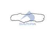 SAMPA 203167 Прокладка, Поддон картера