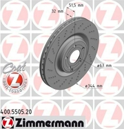 Zimmermann 400550520 Тормозной диск