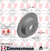 Zimmermann 590283220 Тормозной диск