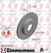 Zimmermann 430264920 Тормозной диск