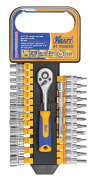 Kraft KT700693 Набор головок торцевых и принадлежностей 1/4&quot;Dr 28 предметов
