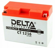 DELTA battery СТ1216 Батарея аккумуляторная 16А/ч 200А 12В обратная полярн.