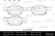 Miles E400162 Колодки тормозные
