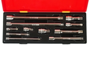JTC JTCK1111 Набор удлинителей 1/4&quot;&quot;, 3/8&quot;&quot;, 1/2&quot;&quot; (в кейсе) 11 предметов  /1